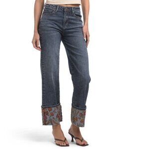 DRIFTWOOD JEANS denim Charlee Cuffed Oshibana Jeans